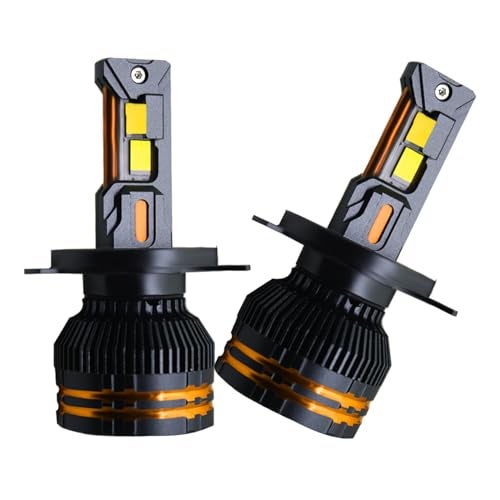Carzex® H4 LED Headlight Bulbs 300W (150 Watts x 2) – 20,000 Lumens Super Bright Conversion Kit for Cars, 6500K Cool White, High Power LED V96PRO SERIES | Set of 2 | 1 Year Warranty - Image 1