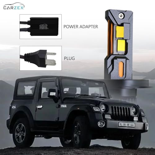 Carzex® H4 LED Headlight Bulbs 300W (150 Watts x 2) – 20,000 Lumens Super Bright Conversion Kit for Cars, 6500K Cool White, High Power LED V96PRO SERIES | Set of 2 | 1 Year Warranty - Image 4