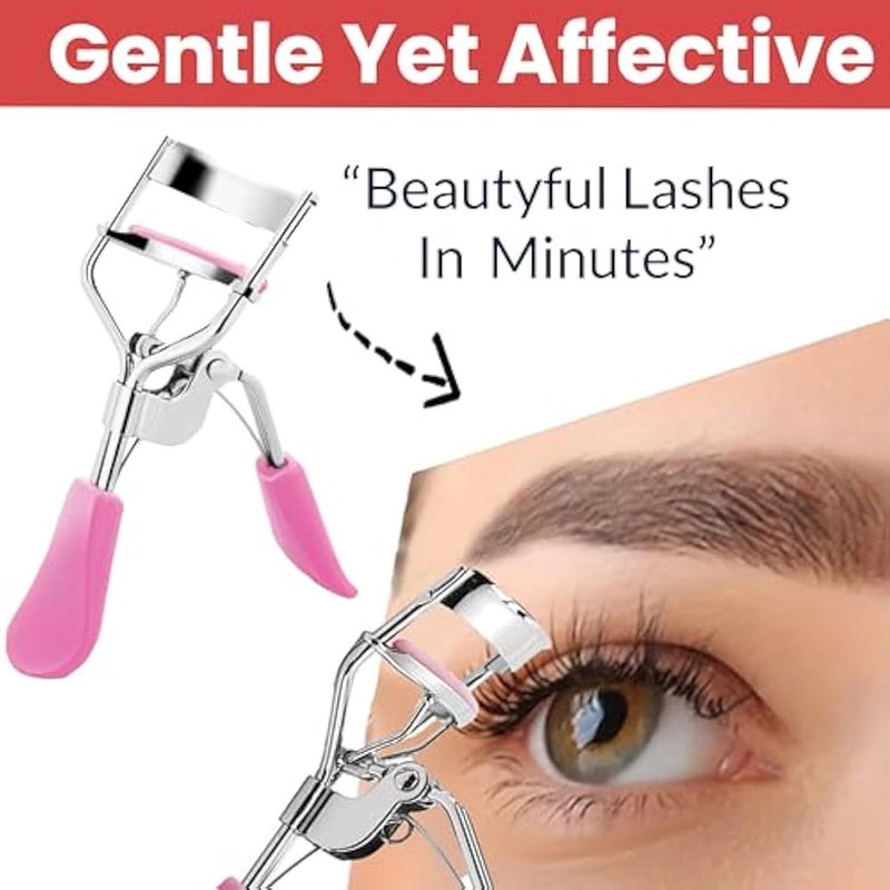 TEMPERIA (1pc) Eyelash Curler for Women - Professional Eye Lash Curler - Eye Makeup Tools Accessories - Creates Eye-Opening & Lifted Lashes (HE001) - Image 3