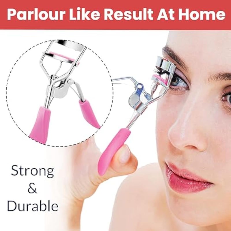 TEMPERIA (1pc) Eyelash Curler for Women - Professional Eye Lash Curler - Eye Makeup Tools Accessories - Creates Eye-Opening & Lifted Lashes (HE001) - Image 5