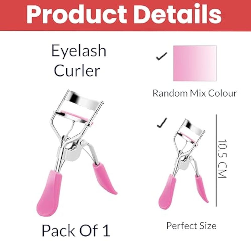TEMPERIA (1pc) Eyelash Curler for Women - Professional Eye Lash Curler - Eye Makeup Tools Accessories - Creates Eye-Opening & Lifted Lashes (HE001) - Image 2