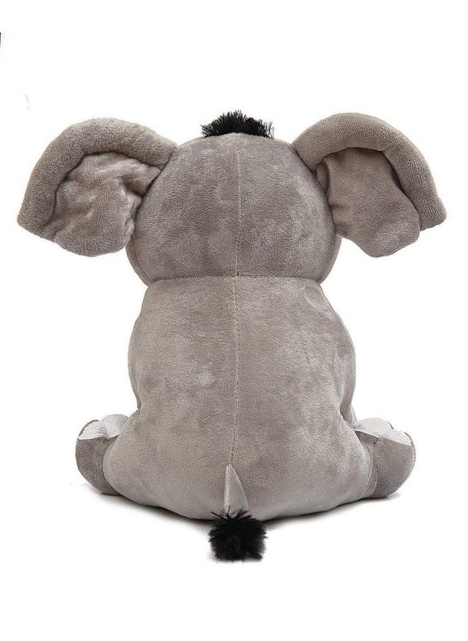 CLICK4DEAL CLICK4DEAL Soft Toys Long Soft Lovable hugable Cute Giant Life Size Animal Toy (ELEPAHNT with Monkey, Grey)  - Image 3