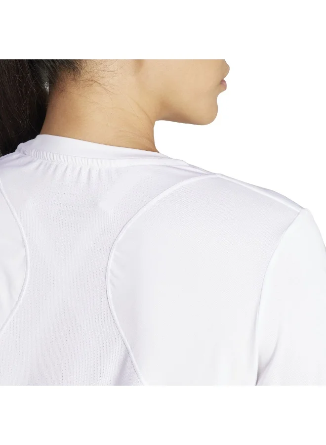 Adidas Adidas Wtr D4T T White T-Shirt (Short Sleeve) T-Shirts For Women