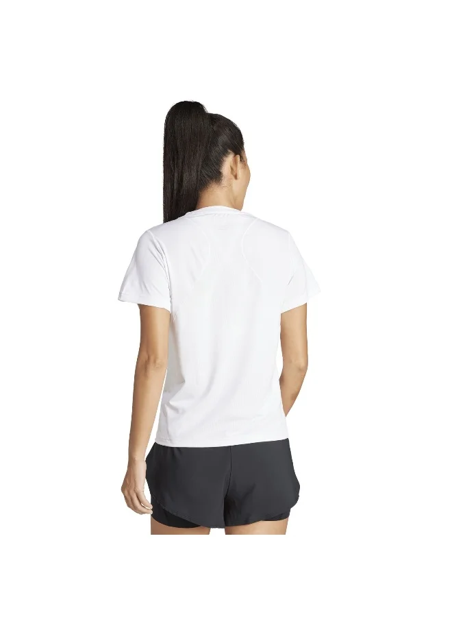 Adidas Adidas Wtr D4T T White T-Shirt (Short Sleeve) T-Shirts For Women