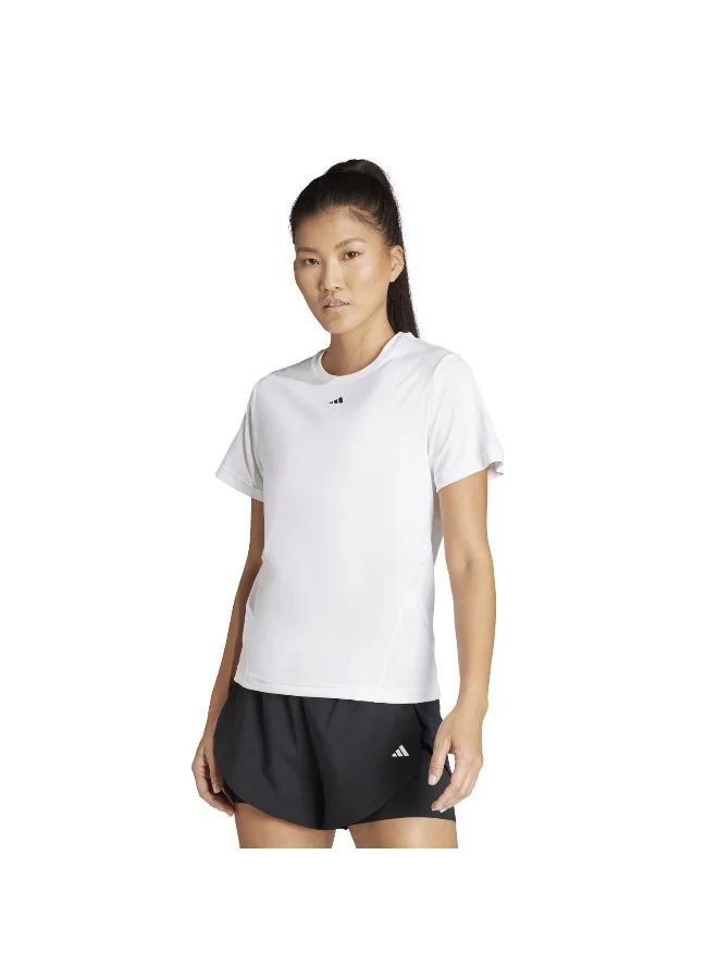 اديداس Adidas Wtr D4T T White Training T-Shirts For Women XS