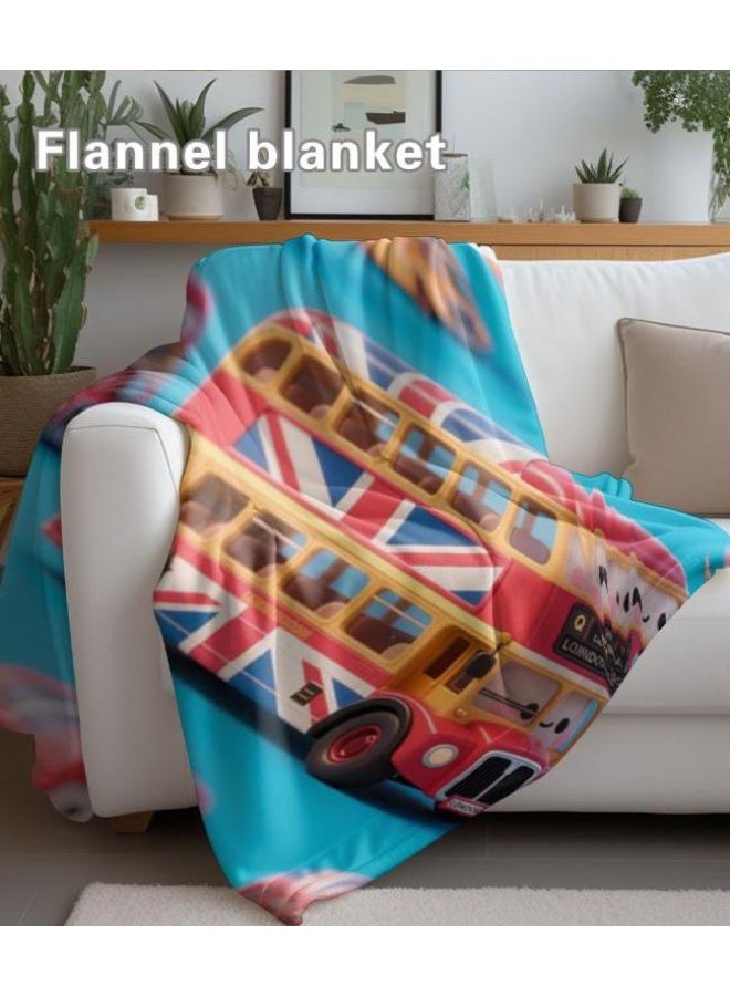 general Baby and children's cartoon flannel thin blanket (warm and comfortable, suitable for sleep, game use) 70cm*100cm - Image 5