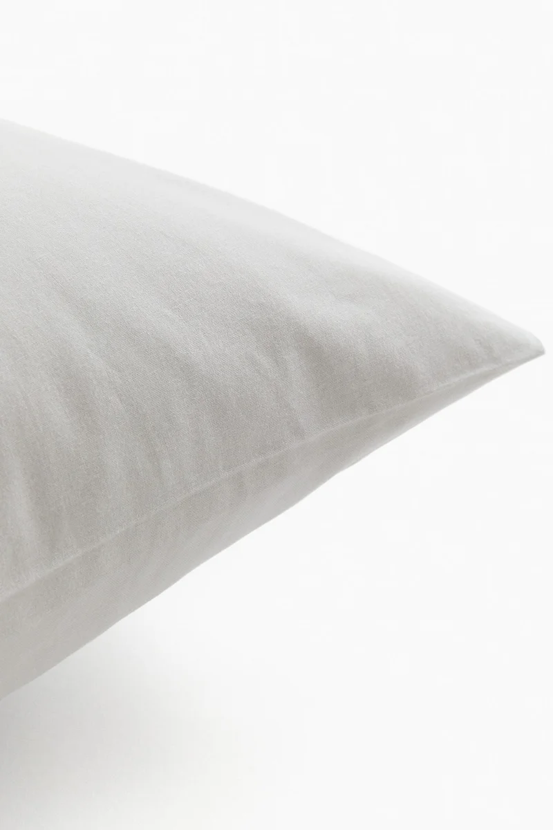 اتش اند ام غطاء وسادة من القطن