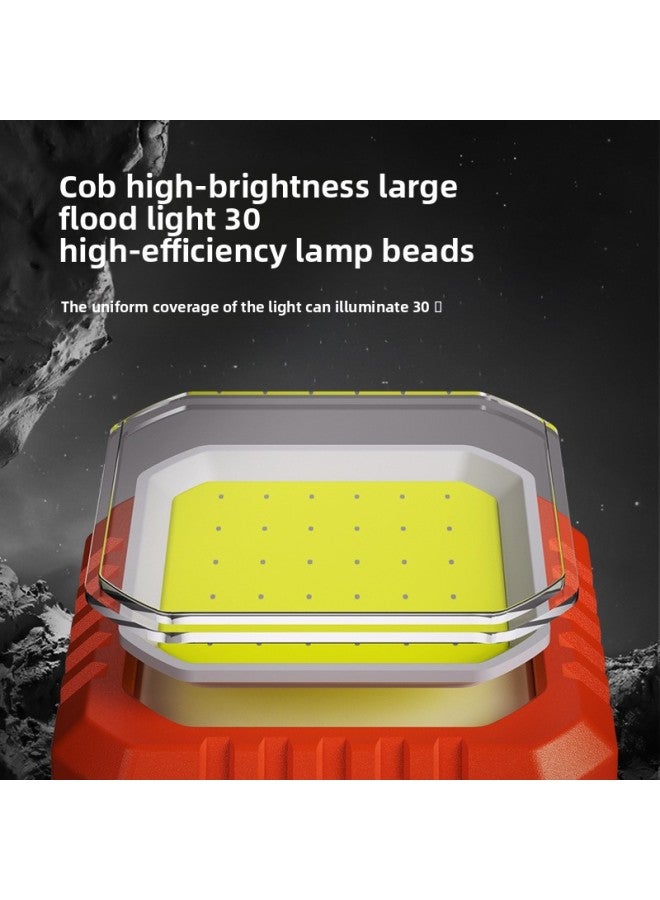 Loquat Multi-function Portable Lamp Digital Display Led Magnet Adsorption Usb Charging Work Light Hanging Camping Light-Color:G1 - Image 5