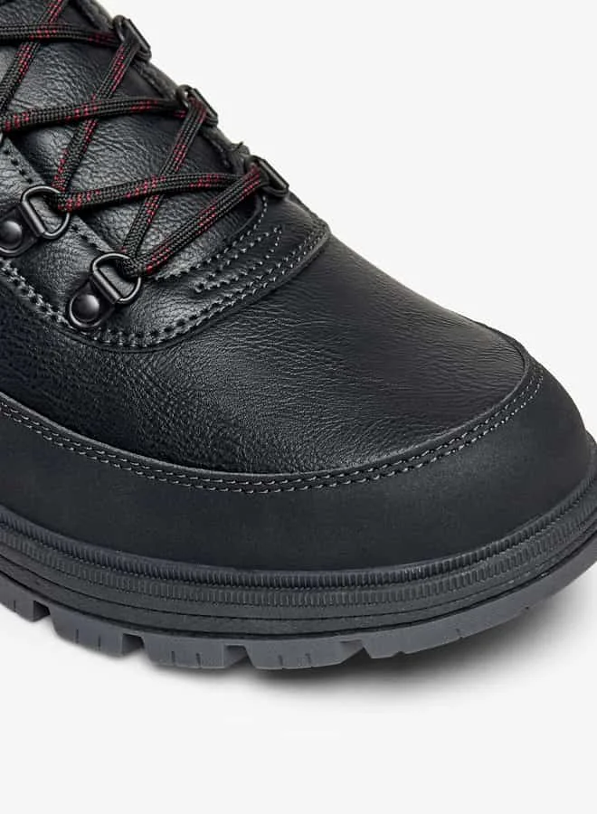ال بي ال من شو اكسبرس Men Panelled Lace-Up Chukka Boots