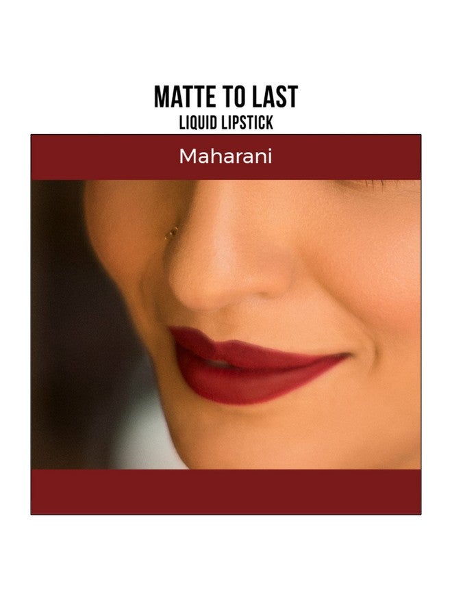 Nykaa Matte To Last ! Liquid Lipstick - Maharani 02 (5Ml) - Image 3