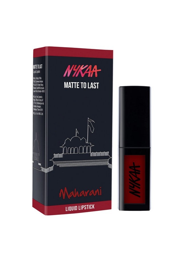 Nykaa Matte To Last ! Liquid Lipstick - Maharani 02 (5Ml) - Image 4