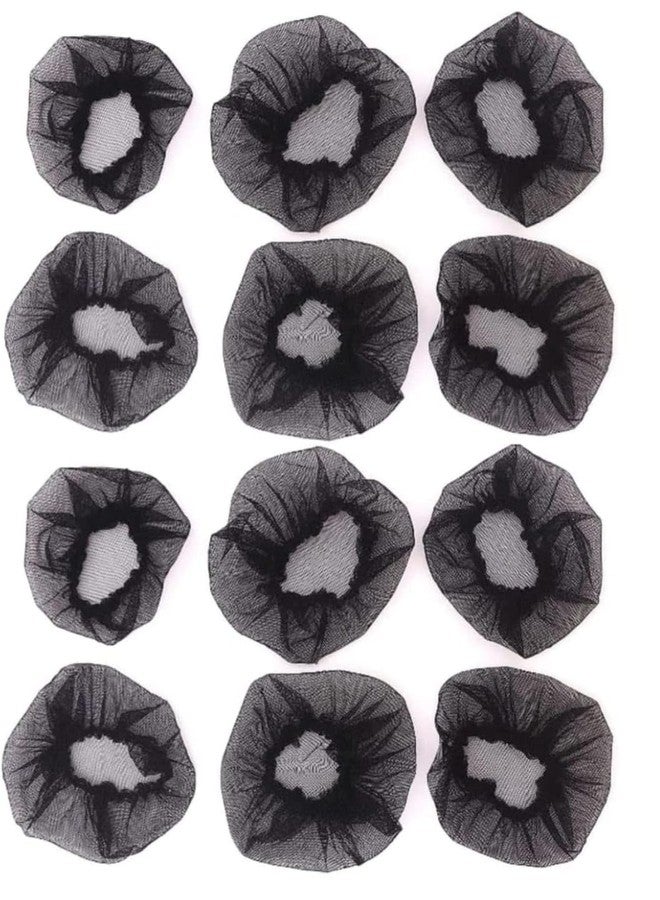 PALMATE12 Pcs Hair Nets for Buns Elastic Hair Nets for Women Ballet Hair Bun Cover for Girls Hair Nets Food Service,Dance Hair Cover Hairnets Bun Cover - Image 1