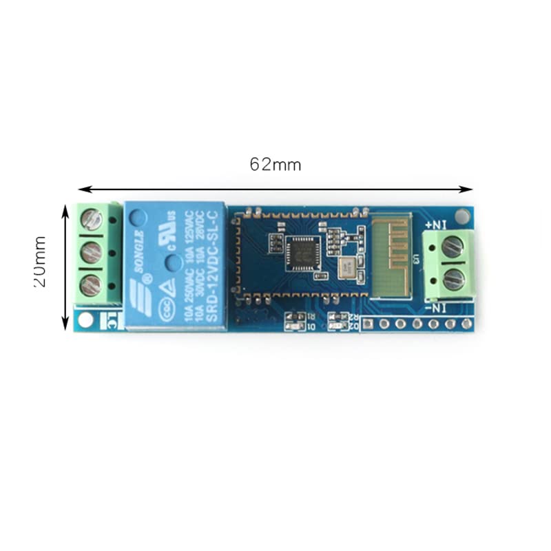 JESSINIE وحدة الترحيل بلوتوث JESSINIE 12V - مفتاح التحكم عن بُعد اللاسلكي عبر الهاتف المحمول - إنترنت الأشياء - Image 5