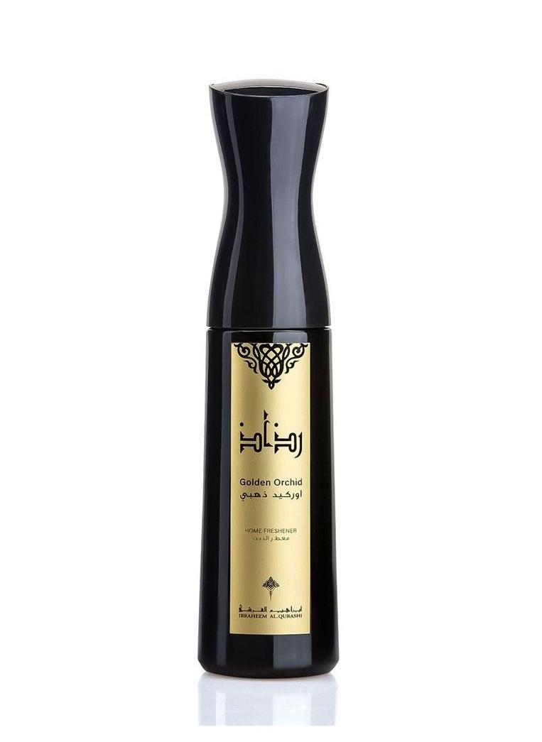 إبراهيم القرشي رذاذ اوركيد ذهبي  معطر جو 300 مل  - Image 2