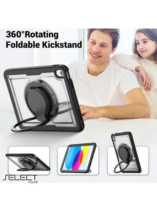 سيليكت كفر وغلاف حماية iPad SELECT – حماية شاملة 360° بتقنية Thermoline الذكية ومسند قابل متوافقًا مع ايباد الجيل العاشر و ايباد A16 مقاس 10.9 بوصة. - Image 3