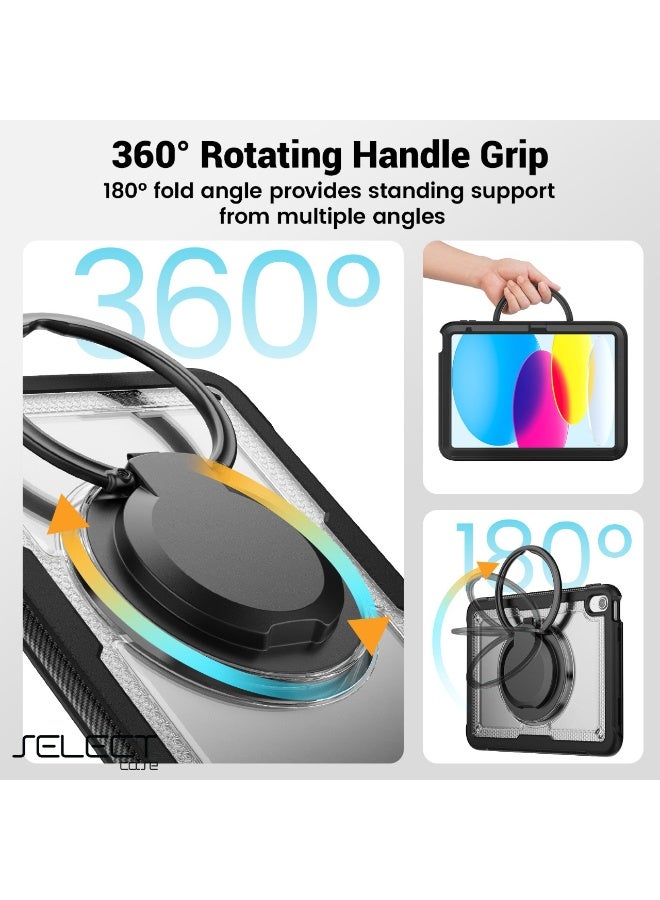 سيليكت كفر وغلاف حماية iPad SELECT – حماية شاملة 360° بتقنية Thermoline الذكية ومسند قابل متوافقًا مع ايباد الجيل العاشر و ايباد A16 مقاس 10.9 بوصة. - Image 2