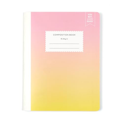Yoobi Wide Ruled Composition Notebook Set – 3-Pack of Kids 1 Subject Notebooks, Bright Allover Print Designs – 100 Sheets Each, For School, Office & Home – 9.75” x 7.5” - Image 4