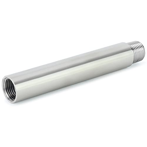 TAISHER 2PCS Stainless Steel Pipe Fittings, 1/2" NPT Male x 1/2" NPT Female Threaded, 6" Length Nipple Cast Pipe - Image 2