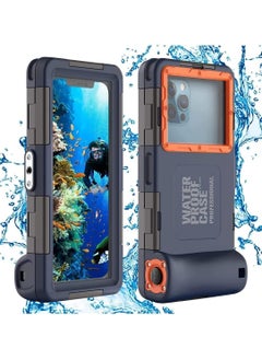 IP68 Waterproof Case for IPhone 16/Plus/Pro/Pro Max,Universal Diving Underwater Phone Case,Sealed Photography Protective Cover Suitable Swimming & Snorkeling