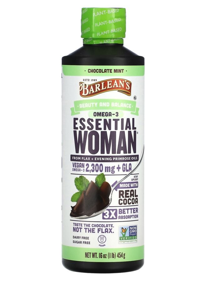 BARLEAN'S Omega-3 Essential Woman Chocolate Mint 16 oz (454 g) 