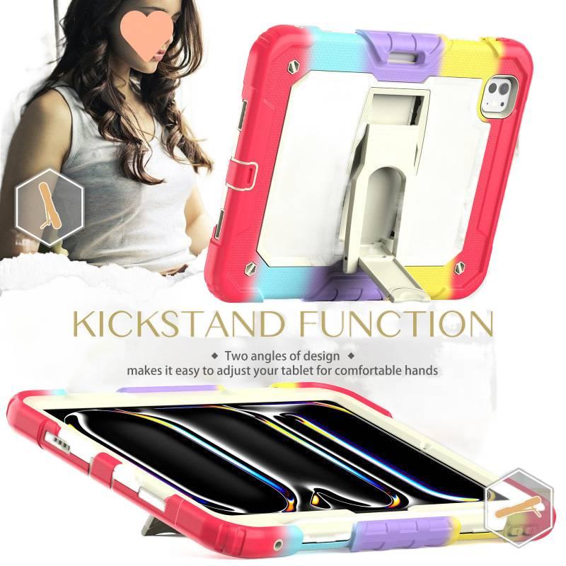DGG Red Smart iPad Case Compatible with iPad Air 13 / iPad Air with Pencil Holder - Image 2