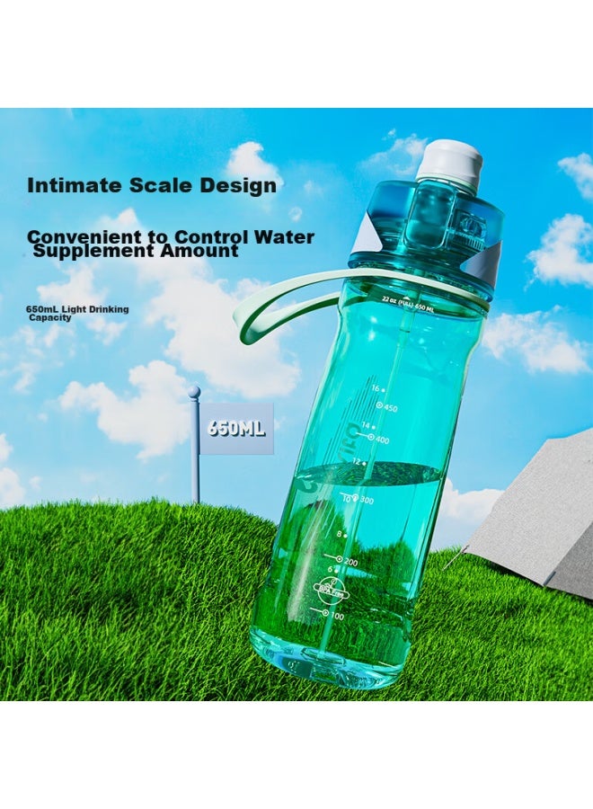 Simita Spray Sports Water Bottle Large Capacity, Children'S Summer Plastic Tritan Water Bottle, Men'S And Women'S Cycling Drinking Water Bottle - Image 3