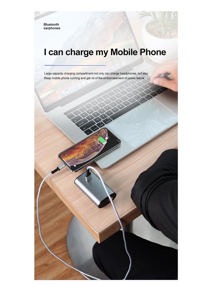 Raxoom Earphones wireless ,Bluetooth 5.0 ,Power Bank.Charger - Image 2