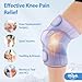 Hilph Hot Cold Therapy Knee Ice Wrap with Dual Gel Packs Adjustable Brace for Full Knee Coverage Pain Relief for Replacement Surgery Arthritis ACL Meniscus Tear Women Men Purple - Image 4