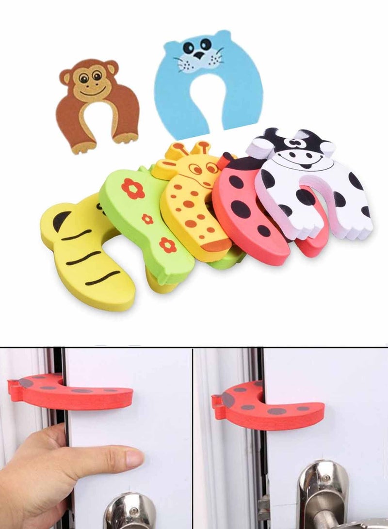 7 قطع سدادة باب الطفل واقي الأصابع لسدادة باب الطفل واقي الأصابع للأطفال - Image 1