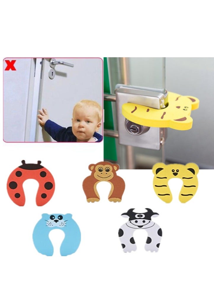 7 قطع سدادة باب الطفل واقي الأصابع لسدادة باب الطفل واقي الأصابع للأطفال - Image 4