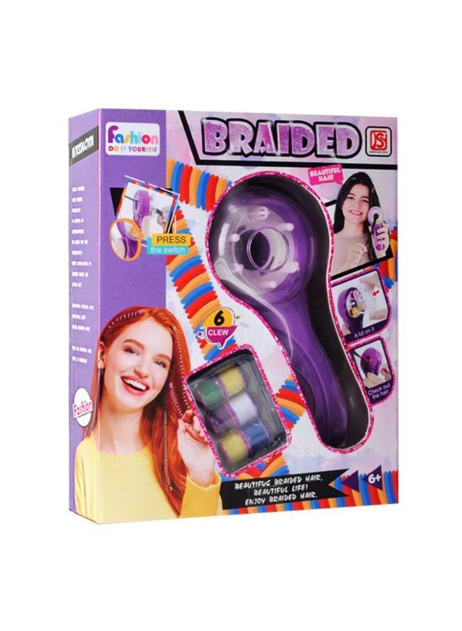 لعبة جديلة الشعر للبنات  أداة مبتكرة لتصفيف الشعر وتزيينه بسهولة - Image 1