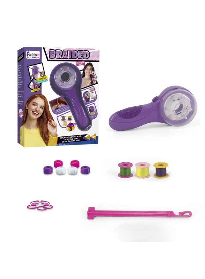 لعبة جديلة الشعر للبنات  أداة مبتكرة لتصفيف الشعر وتزيينه بسهولة - Image 5