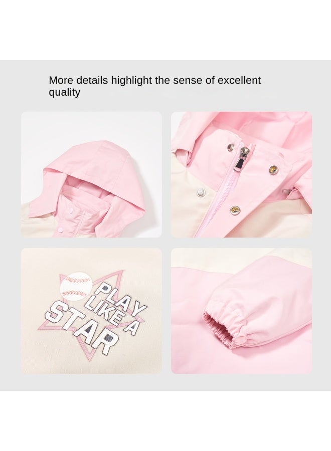 Badibadi Three-in-one Detachable Hooded Outerwear For Girls, Versatile Spring/autumn Coat With Warm Layering Options - Image 5
