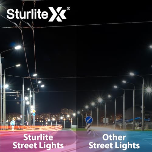 Sturlite Asteor 36W LED Street Light| Cool White 6500K Color Temperature LED Street Lamp| IP66 Waterproof Surge Protection Focus Light for Garage, Parking, Garden, Playground & Sidewalks - (Pack of 1) - Image 5