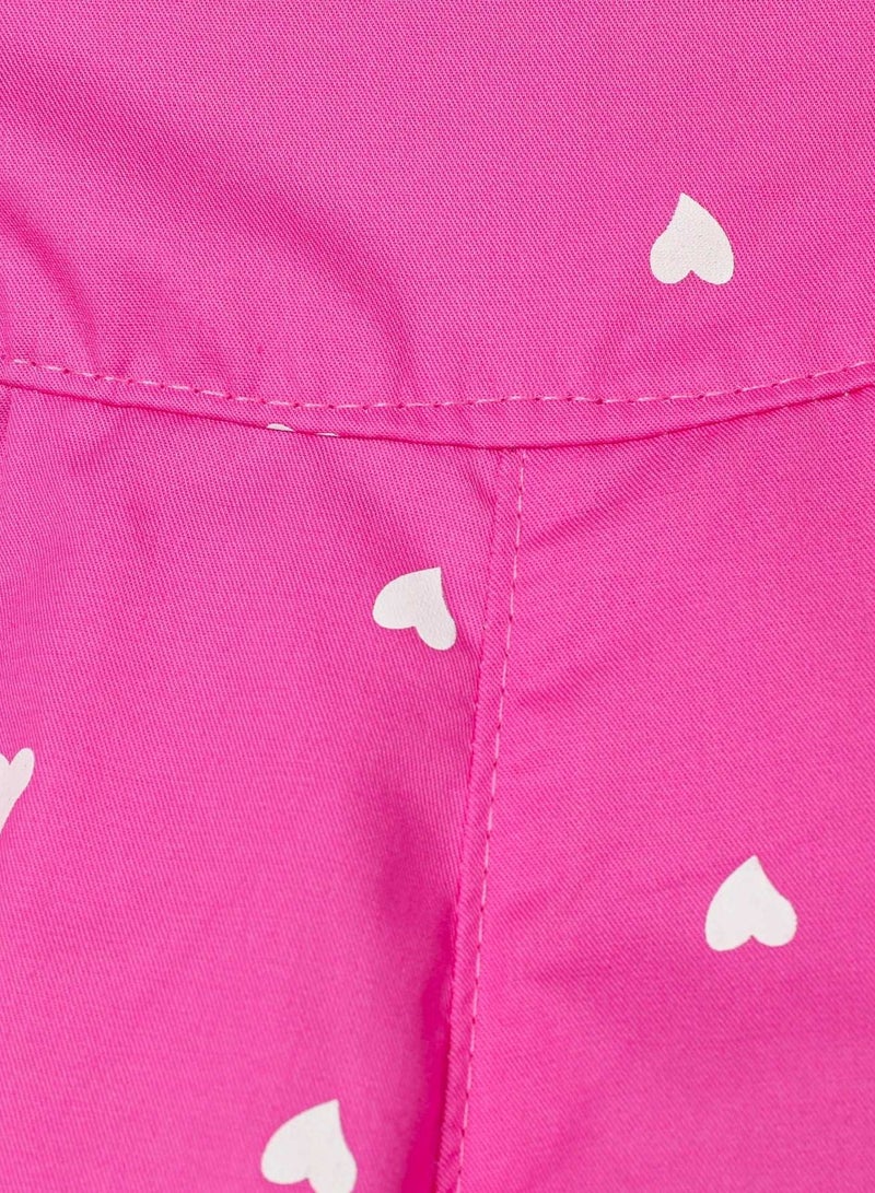 Toddler Girls Heart Print Shorts - Image 3