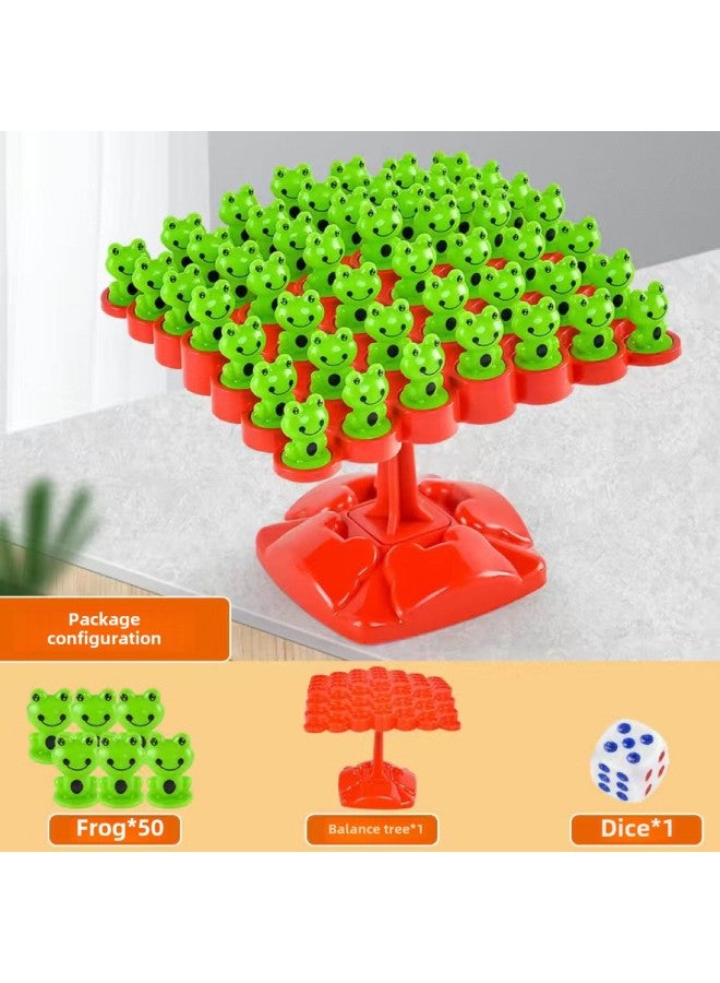 Frog Balance Tree Concentration Balance Training Toy Children's Stacking Music Double Interactive Puzzle Board Game Toy
