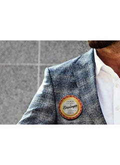 D2c D2C The Best Employee of The Month Round Pin Button Badge for Office Small Business Entrepreneur Boys Girls Men & Women batches for Bags, Backpack, Size-58mm Multicolor Pack of 5  - Image 2