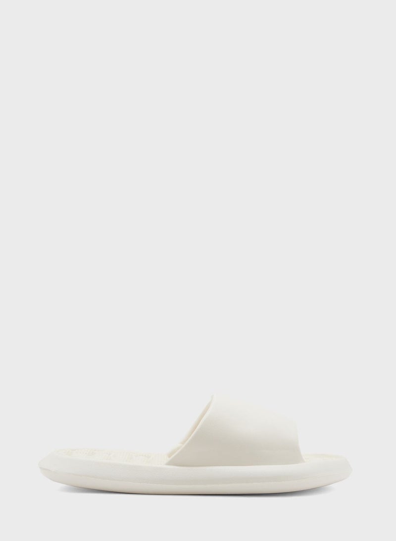 Ginger One Stap Slides With Quilt Sole - Image 1