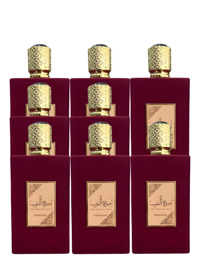 FAKHAMA 8 Pieces Ameerat Al Arab Perfume For Women 100ml EDP - Image 1