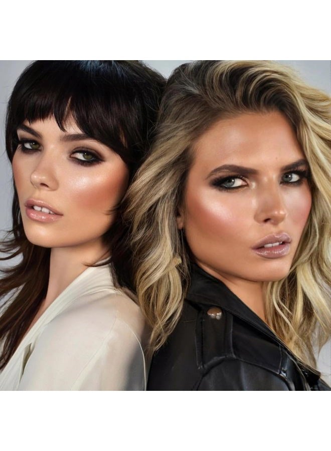 Le Metier De Beaute MĒTIER Blush Highlighter Duo for a Radiant Glow, Magnetic Compact (Casablanca) - Image 4