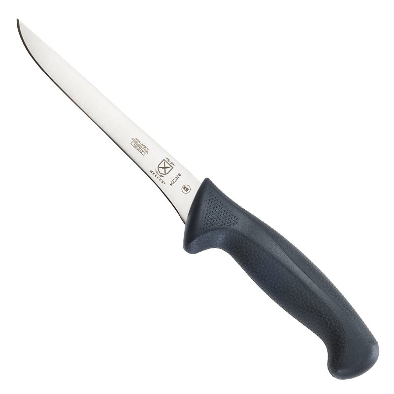 Mercer Culinary M22306 Millennia Black Handle, 6-Inch Stiff, Boning Knife - Image 1