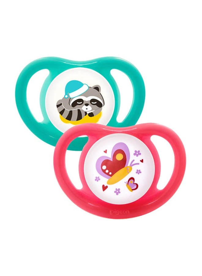 pigeon Minilight Pacifier Twin Pack, 12+Months | BPA Free, Size L - Image 2