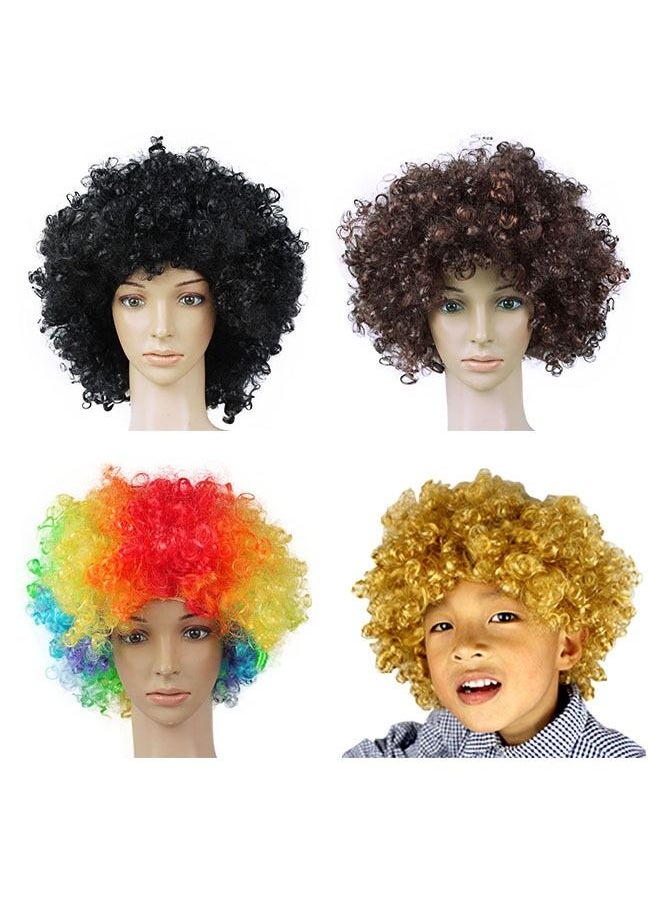 ZCM-HAPPY - 4-Piece Funny Explosive Head Wig Props - Image 1