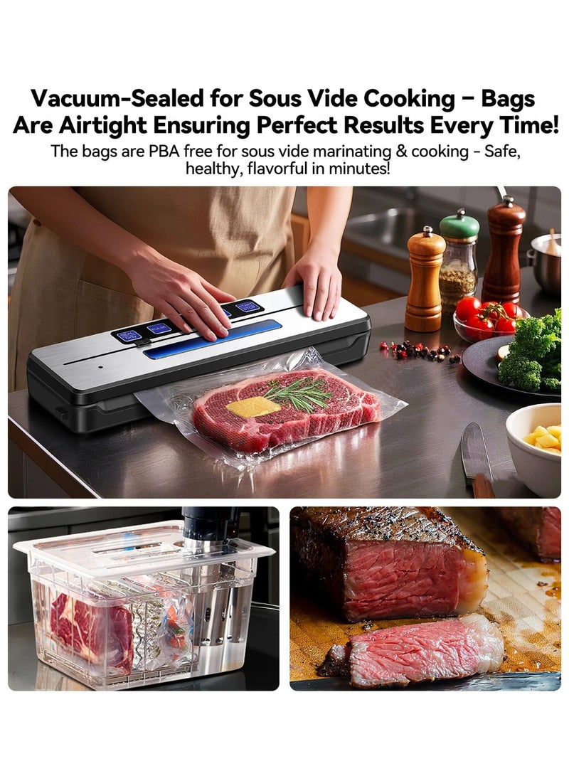 جوبيلين جهاز تفريغ الهواء، جهاز ختم الطعام التلقائي، نظام إغلاق الهواء لتفريغ الطعام لتخزين الطعام وحفظ الطعام وأوضاع الطعام الجافة والرطبة - Image 5