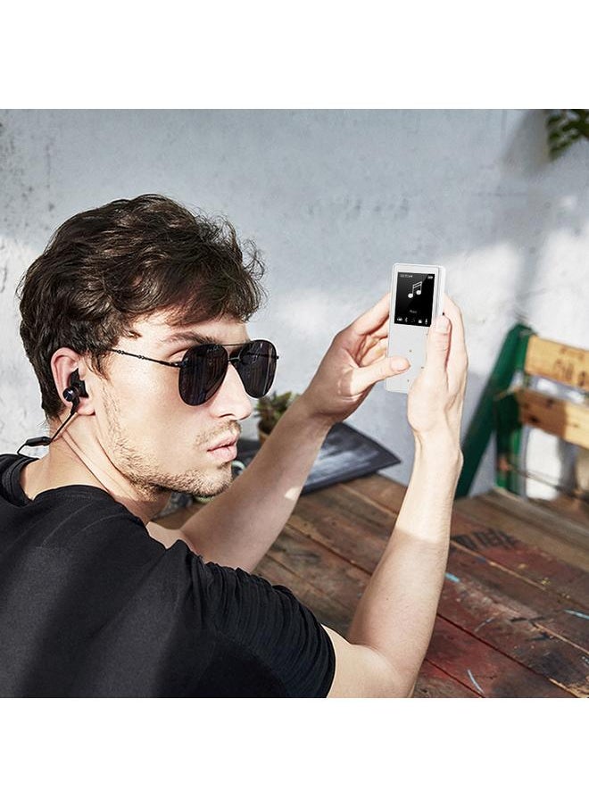 Thoraya 8G Portable Mini Bluetooth HIFI Lossless MP3 Music Player with Touch Screen TF Card (Silver)  - Image 2