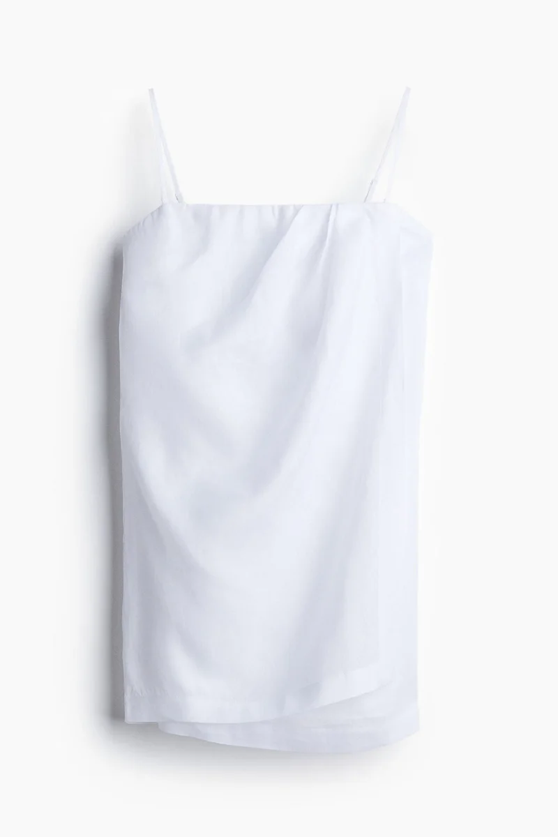 H&M Linen bandeau dress