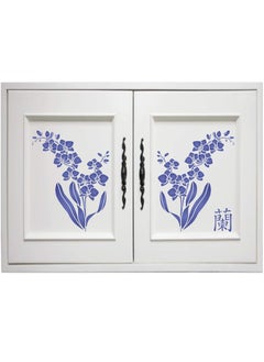 Usnyabni Orchid Stencil, 9.5 x 12.5 inch (L) - Traditional Chinese Character Paphiopedilum Stencil Template for Painting  - Image 4