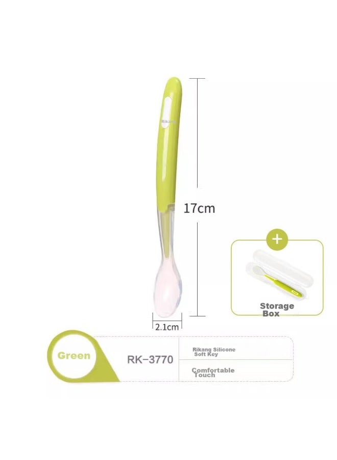 Rikang Silicone Spoon, Newborn Spoon, Small Soft Spoon, 0 Months And Above, Rk-3770 - Image 2