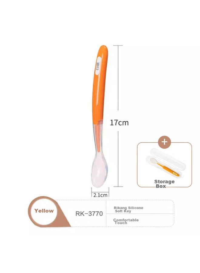 Rikang Silicone Spoon, Newborn Spoon, Small Soft Spoon, 0 Months And Above, Rk-3770 - Image 1
