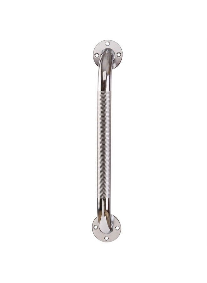 DMI Textured Grab Bars, Shower Toilet Tub Rail for Handicap & Elderly, Perfect for Bathroom Safety, Rust-Resistant Steel, Silver, Chrome, 24", FSA & HSA Eligible  - Image 1